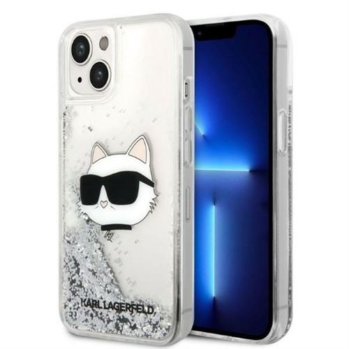 Karl Lagerfeld Argent Étui Glitter Choupette Head Pour Iphone 14 Plus - Neuf - Image 3