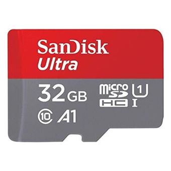 Carte Mémoire SanDisk 128 Go MicroSD XC Ultra + Adaptateur SDe 10