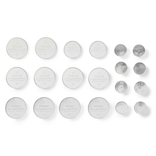 KOMELEC FRANCE Pack de 20 piles lithium 3v type cr et 1.5v lr