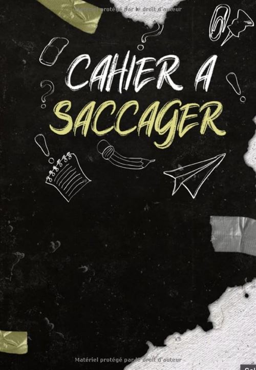 Cahier à saccager Narratik - 77 pages - 18 x 25 cm