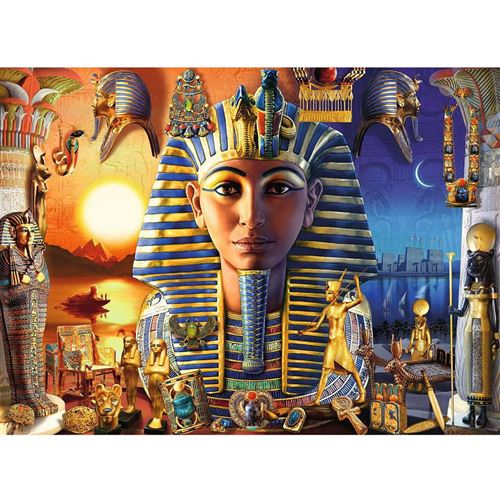 Puzzle Ravensburger - Pharaon, 300 pièces XXL