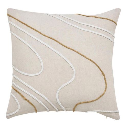 Generique Beige Coussin Déco "Lacia" 45X45cm - Image 2