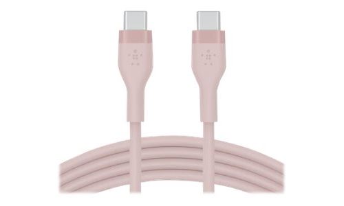 Câble USB-C vers USB-C Belkin Boost Charge Flex 1 m Rose