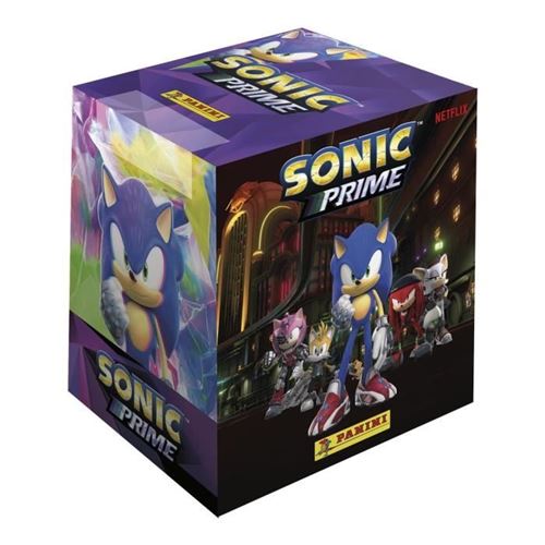 Cette boîte de 36 pochettes - Sonic Prime (Netflix) - Contient 180 stickers