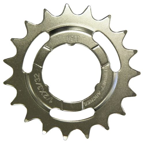 Sturmey Archer pignon 19T 3/32 bouchon globe argent