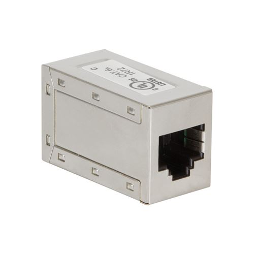 LogiLink - Koppelstuk voor netwerk - RJ-45 (V) naar RJ-45 (V) - beschermd - CAT 6a