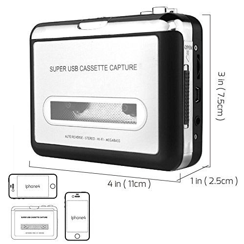 Lecteur Cassette USB convertisseur Audio en Fichiers MP3