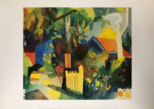 August Macke - Landshaft mit hellen Bäumen - AFFICHE État correct - N/A reconditionné disponible sur Fnac