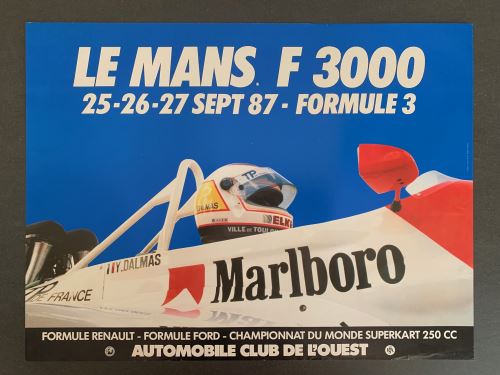 24H du Mans - Septembre 87 / Renault - AFFICHE