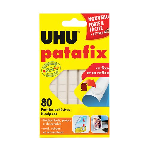 Pâte adhésive Patafix Pro Power repositionnable UHU : la pâte