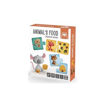 Animal's Food Puzzle Montessori