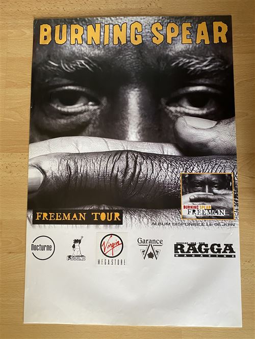 Burning Spear - Freeman Tour - 40x60cm - Affiche