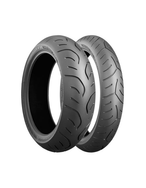 SET DE PNEUS BRIDGESTONE 120/70-17 (58W) + 190/55-17 (75W) BATTLAX T-30 - Image 4