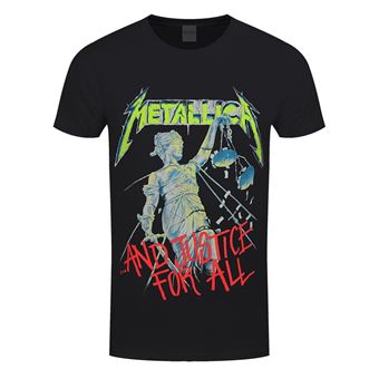 Metallica T-Shirt And Justice For All Original Homme NoirS