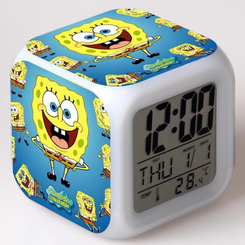 Stack Multicolore Réveil Enfant Led Multifonctionnel Coloré - Spongebob Squarepants #4