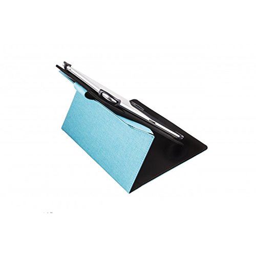 SilverHT 111931340199 Étui Universel pour tablettes 10,1 résistant aux Chocs et aux Rayures avec Fermeture aimantée et Fonction Support Bleu
