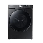 Samsung WF18T8000GV - Machine à laver - indépendant - WiFi - largeur : 69 cm - profondeur : 85 cm - hauteur : 98 cm - chargement frontal - 18 kg - 1100 tours/min - noir caviar