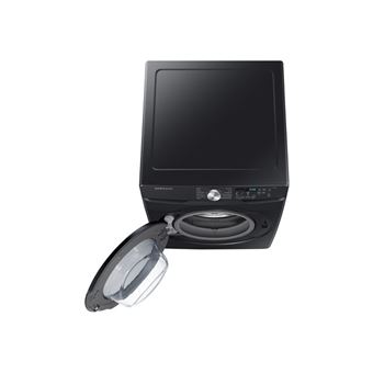 Samsung WF18T8000GV - Machine à laver - indépendant - WiFi - largeur : 69 cm - profondeur : 85 cm - hauteur : 98 cm - chargement frontal - 18 kg - 1100 tours/min - noir caviar