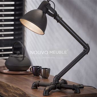 Lampe A Poser Industrielle Billy L 38 X P 20 X H 50 Cm Achat