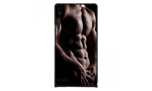 Coque rigide pour Huawei Ascend P6 avec impression Motifs torse d'un homme musclé