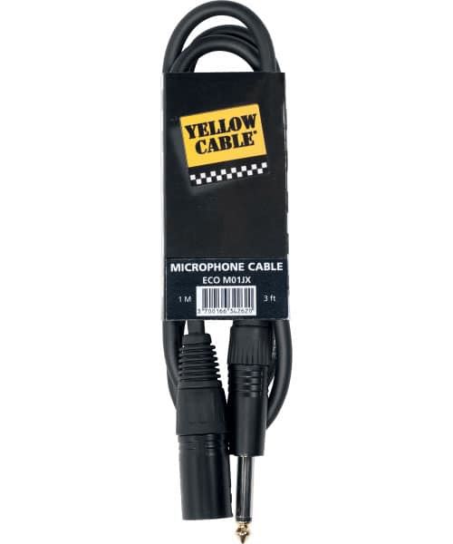 Yellow Cable Cordon Jack XLR 1 M Câbles pour Microphones