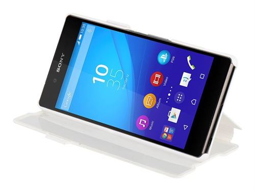 Roxfit Book Case Touch - Flip cover voor mobiele telefoon - wit - voor Sony XPERIA Z3+