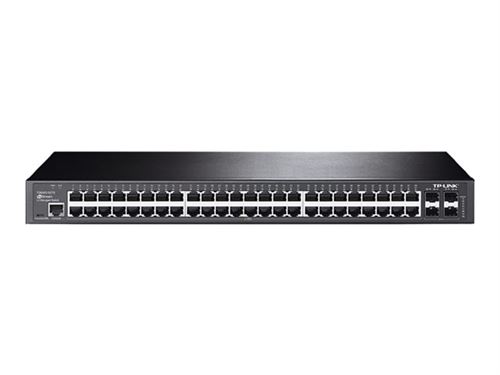 Tp-Link Technologies Tp-Link Jetstream T2600G-52Ts - Commutateur - Géré - 48 X 10/100/1000 + 4 X Gigabit Sfp - Montable Sur Rack