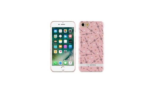 So Seven Coque Boho Fond Rose Fleches Apple Iphone 7