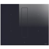 Elica NikolaTesla FIT BL/A/60 - Table de cuisson à induction - 4 plaques de cuisson - Niche - largeur : 56 cm - profondeur : 49 cm - classe A - noir avec échappement par aspiration descendante (extraction et recirculation avec kit de recirculation suppl