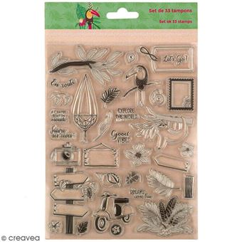 Tampon clear Toga - Tropical Green - 33 pcs