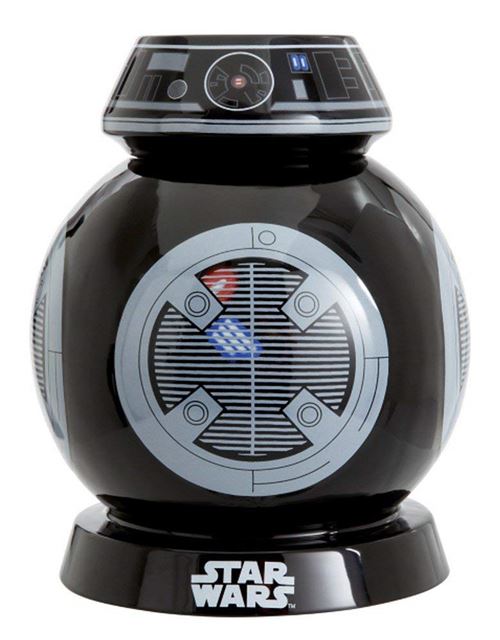 Star Wars Sw05543 Boîte À Cookies Sonore, Plastique, Noir, 14 X 14 X 22 Cm
