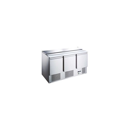 Saladette 368 Litres 3 portes inox