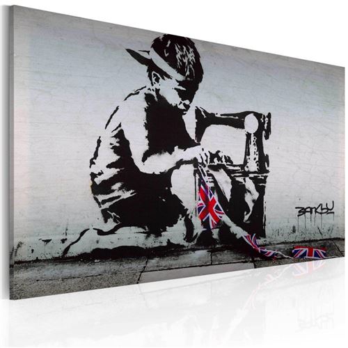 Artgeist - Tableau - Union Jack Kid (Banksy)