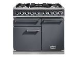 Falcon 1000 Deluxe - Cuisinière (four à deux étages) - pose libre - largeur : 99 cm - profondeur : 60 cm - hauteur : 91.2 cm - classe A - ardoise