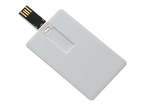 Aneew 32 Go Pendrive Blanc carte de crédit USB Flash Drive Mémoire pouce bâton