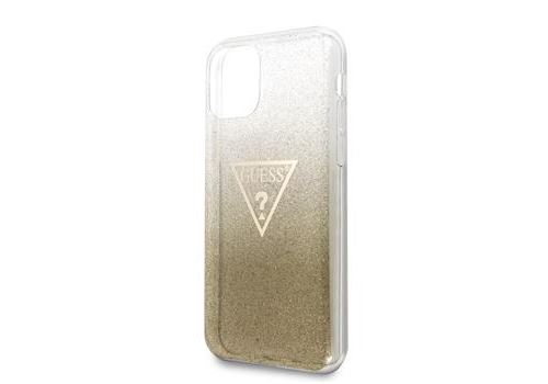 Coque pour Iphone 11 Guess Solid Glitter or