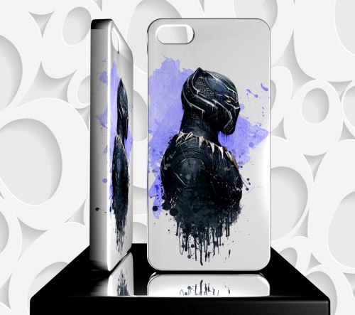 Coque Design Iphone 5S AVENGERS La Panthère Noire - Réf 99