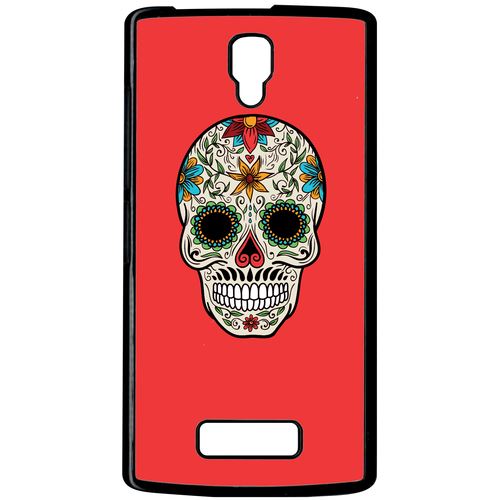 Coque Lenovo A2010 Crane Couleurs Fond Rouge