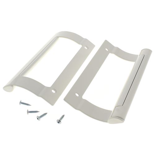 Poignees blanches par 2 pour Congelateur Arthur martin