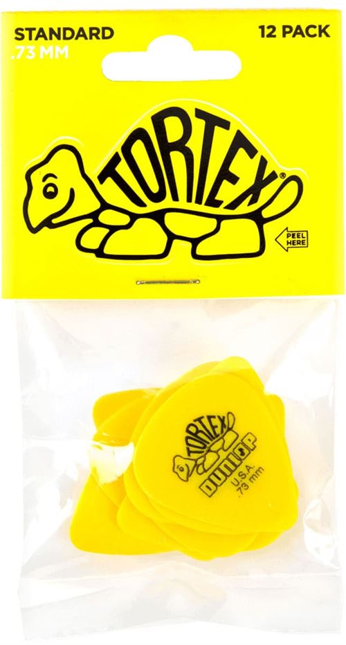 Dunlop 12 MED TORTEX 0.73 MM ADU 418P73
