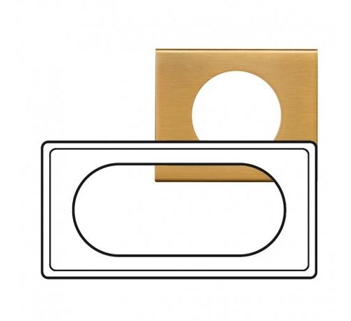 Plaque Céliane Bronze Doré - 4/5 modules