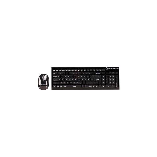 Clavier + Souris Sans Fil Senior Ordissimo - Touches Dacces Aux Principales Applications - Touches De Fonctions Raccourcies