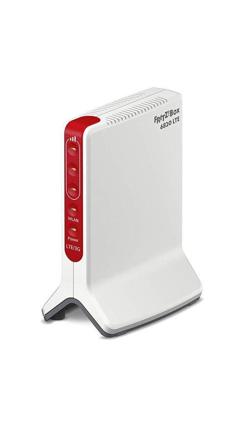 AVM Fritz!Box 6820 (LTE (4G) et UMTS (3G), WLAN N jusqu'à 450 MBit/s, 1 x Gigabit LAN, Version Allemande).