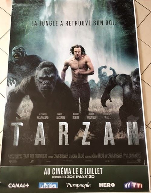 TARZAN - 120x175 cm - AFFICHE / POSTER