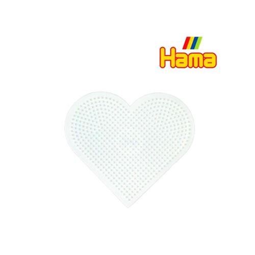 Plaque Grand coeur - pour perles standard (Ø5 mm)