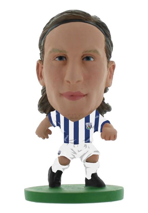 SOCCERSTARZ Soc337 Classique West Brom Jonas Olsson Figure Home Kit