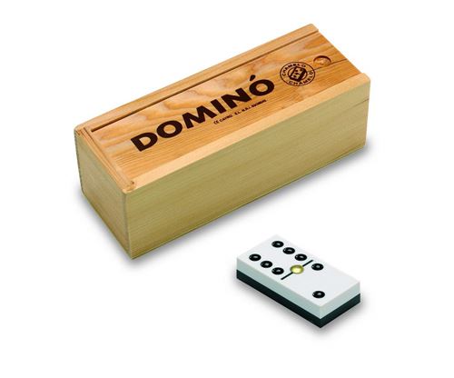 Cayro Juguetes SL - 241 - Jeu de Société - Dominos Boite en Bois