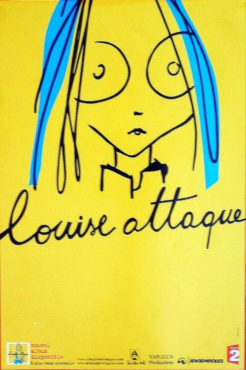 Louise Attaque - 80x120 cm - AFFICHE / POSTER