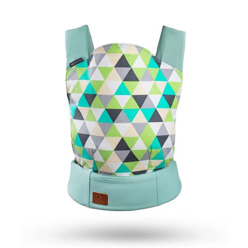 Kinderkraft NINO, Porte-bébé, Dès la naissance, Ergonomique, Anti-dysplasie, Portage Av./Ar, Vert