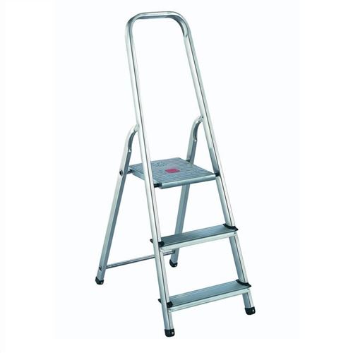 Déstock - Tubesca - Escabeau en Aluminium 3 marches Haut. accès maxi : 2,47 m - ALU PLUS 653